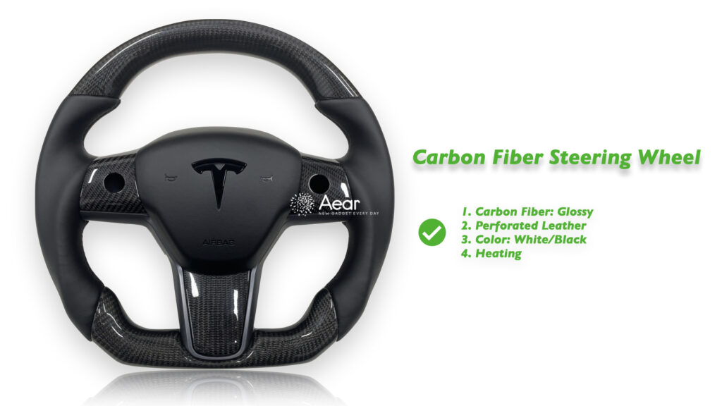 Carbon and Napa Round Wheel