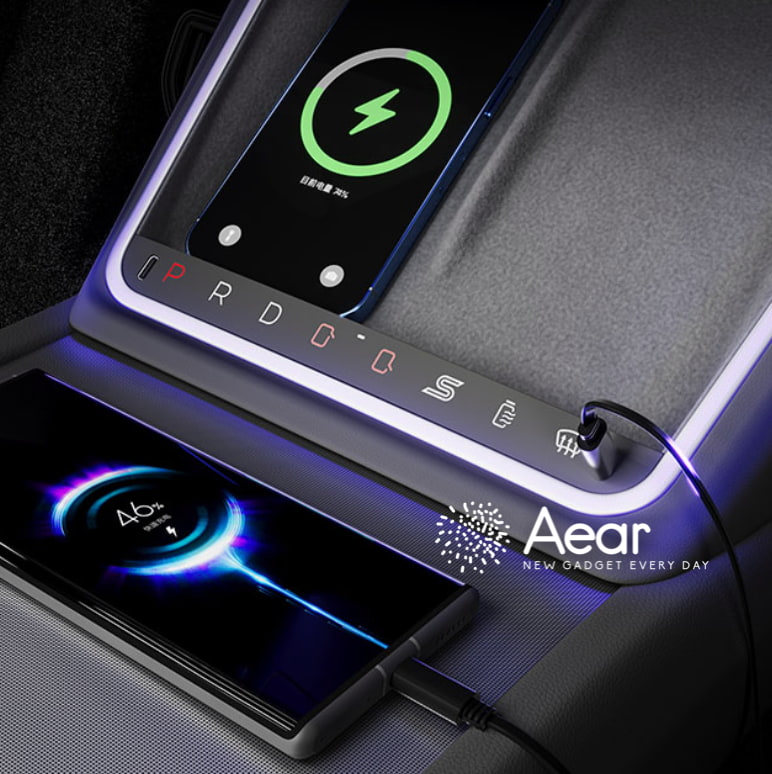 Tesla steering wheel button dock