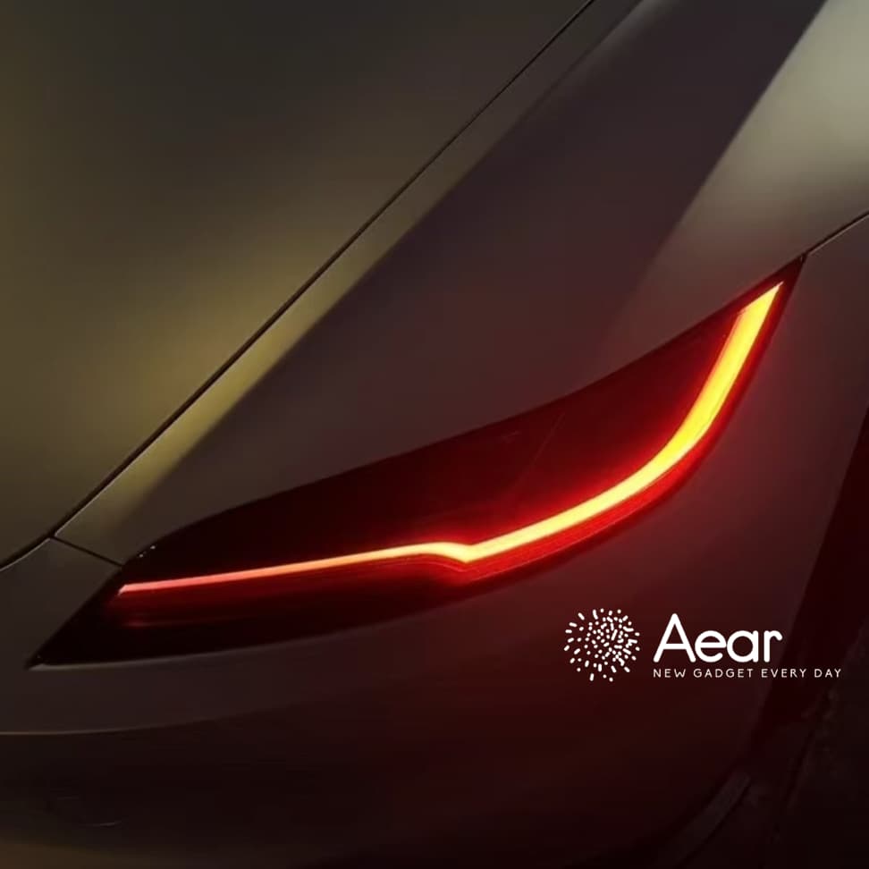 Tesla hood and bumper RGB lighting