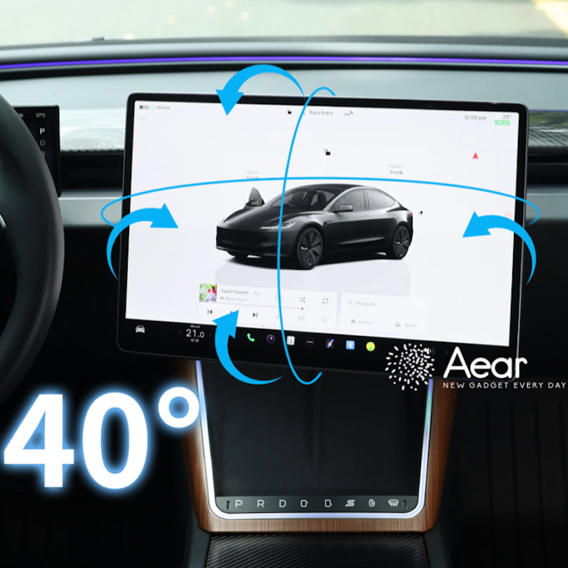 Tesla power swivel screen mount